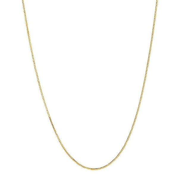 14kt GOLD FILLED 0.6mm Fine Chain NECKLACE 18" 
